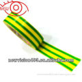 UL Listed Green and Yellow Machine PVC ELectrical Insulation Tape